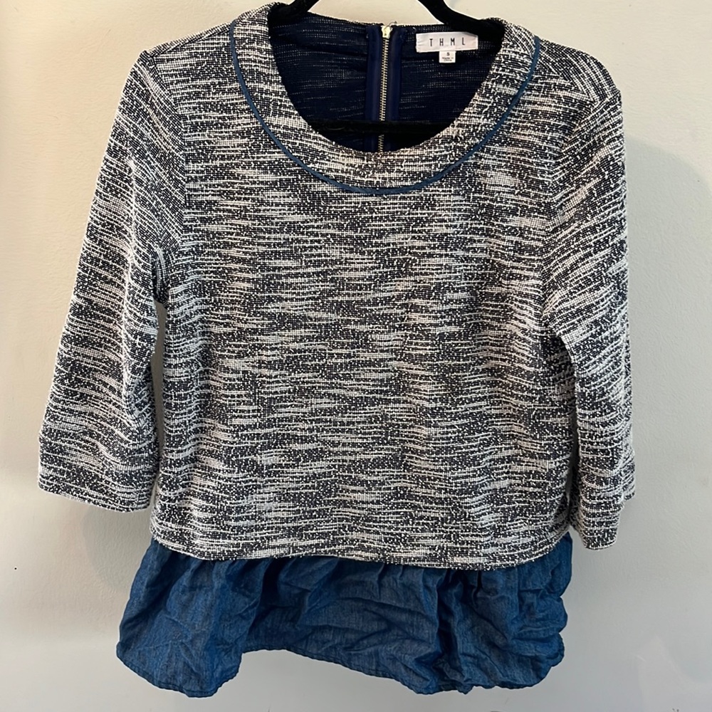 Cute Quarter Sleeve Blouse